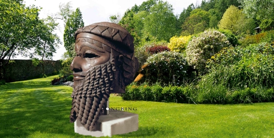 bronze Sargon garden sculpture