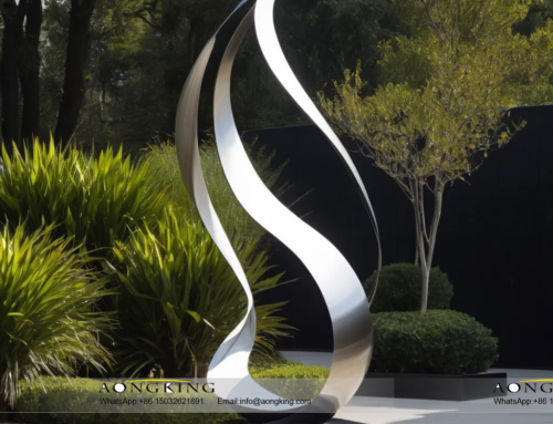 stainless steel garden accessories and decor