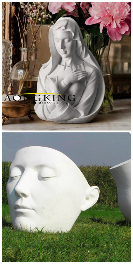 bust and face sculpture