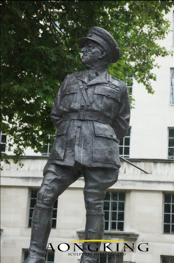 bronze sculpture of Field Marshal the Viscount Alan Brooke
